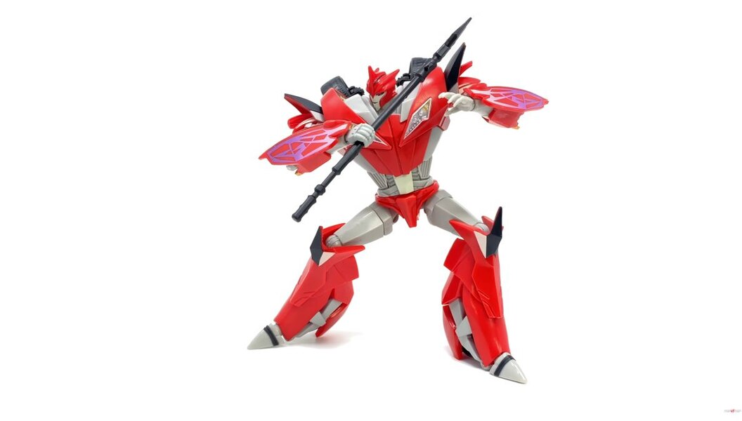 Transformers RED Prime Knock Out In Hand Image  (17 of 37)